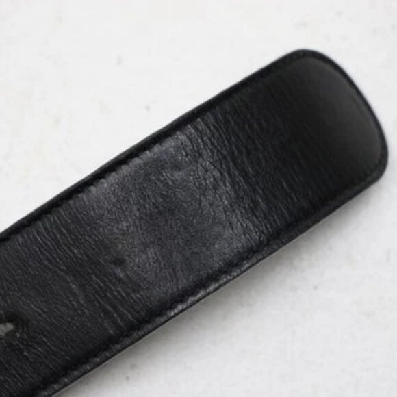 GUCCI GG Belt With Double G Buckle 'Black' Size 90/36 - Picture 10 of 11